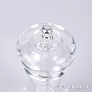 Acrylic pepper grinder and transparent pepper mill